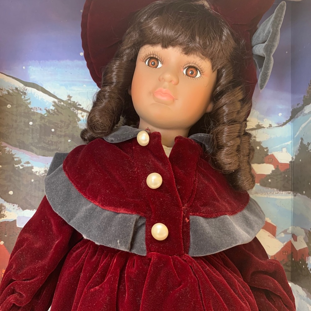 “Kamala Doll” Genuine Porcelain Doll